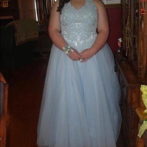 Light Blue Formal Gown